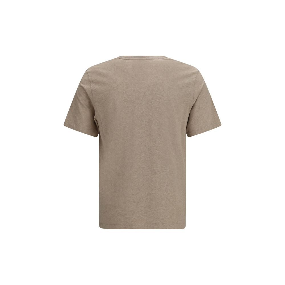 Maison Kitsuné Beige Cotton T-Shirt