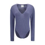 Forte_Forte Purple Wool Oves Aries Bodysuit