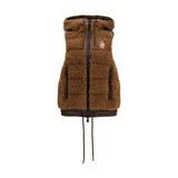 Moncler Grenoble Brown Polyamide Sleeveless Jacket