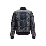 Moose Knuckles Black Nylon Bomber