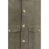 Brunello Cucinelli Bicolor Cashmere Bomber