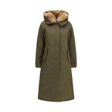 Woolrich Bicolor Cotton Coat