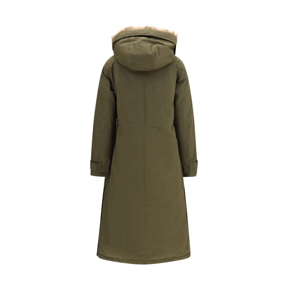 Woolrich Bicolor Cotton Coat