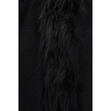 Fendi Black Wool Oves Aries Sleeveless Jacket