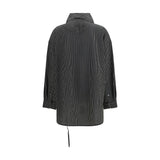 R13 Black Viscose Pattern Shirt