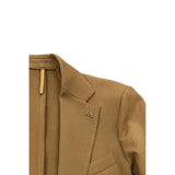 Roberto Pepe Luxury Brown Acetate Men Jacket