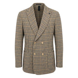 Roberto Pepe Luxury Yellow Wool Men Jacket