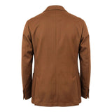 Roberto Pepe Luxury Brown Viscose Men Jacket