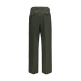 Laneus Bicolor Wool Oves Aries Casual Pants
