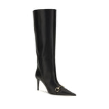 Gucci Black Calf Leather Bos Taurus Boots
