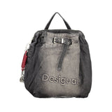 Desigual Black Cotton Womens Backpack