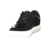 Calvin Klein Black Polyurethane Men's Sneaker