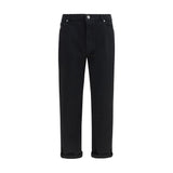 Brunello Cucinelli Black Cotton Jeans Denim
