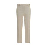 Brunello Cucinelli Beige Cotton Dress Pants