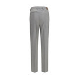 Brunello Cucinelli Gray Wool Oves Aries Dress Pants