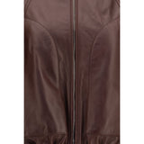 Brunello Cucinelli Bordeaux Lamb Ovis Aries Bomber