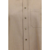 Brunello Cucinelli Beige Denim Shirt