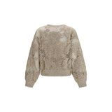 Brunello Cucinelli Beige Mohair Sweatshirt