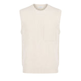 Malo White Wool Men Sweater