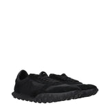 Jil Sander Black Fabric Sneakers
