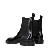 Jil Sander Black Leather Ankle Boots