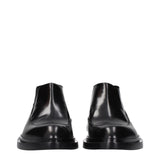 Jil Sander Black Leather Ankle Boots