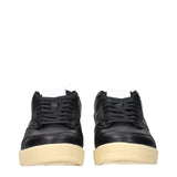 Jil Sander Black Leather Low Top Sneakers