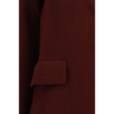 Ella Bordeaux Wool Oves Aries Coat
