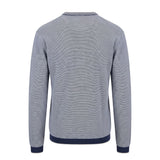 Malo Blue Cotton Men Sweater