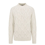Malo White Cotton Men's Sweater