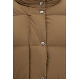 Woolrich Brown Goose Down Full-Length Jacket