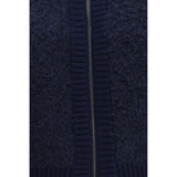 Jacob Cohen Blue Alpaca Vicugna Pacos Sweatshirt