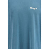 Represent Blue Cotton T-Shirt