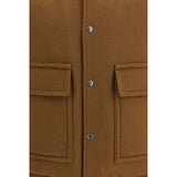 Woolrich Brown Wool Oves Aries Bomber