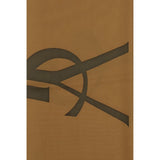 Saint Laurent Brown Silk Scarf