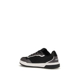 Palm Angels Black Calf Leather Bos Taurus Low Top Sneakers