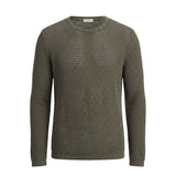 Roberto Pepe Luxury Green Cotton Men Sweater