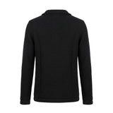 Roberto Pepe Luxury Black Wool Men's Sweater