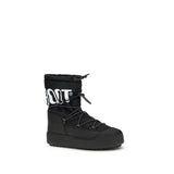 Moon Boot Black Polyamide Lace-Up Boots