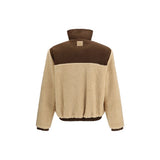 Ami Paris Beige Polyester Full-Length Jacket