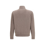 Brunello Cucinelli Beige Calf Leather Bos Taurus Full-Length Jacket