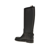Burberry Black Polyurethane Rain Boots