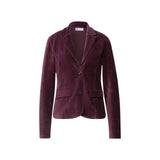 Street One Purple Cotton Blazer