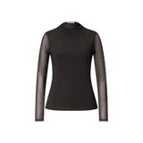 Street One Bicolor Polyester Long Sleeve T-Shirt