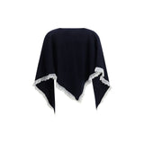 Ganni Black Wool Oves Aries Scarf