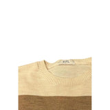Roberto Pepe Luxury Beige Wool Men Sweater