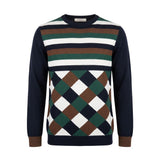 Roberto Pepe Luxury Blue Wool Men's Sweater