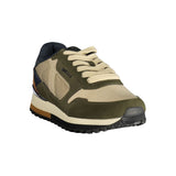 Gas Beige Polyurethane Men Sneaker