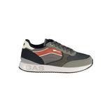 Gas Blue Polyurethane Men's Sneaker