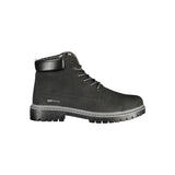 Gas Black Polyurethane Uomo Stivaletti